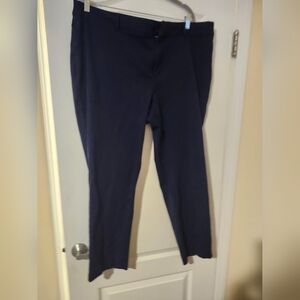 Womens Navy Blue Pants Crown‎ & Ivy 20 W Cary